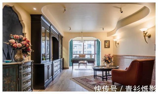 地中海|135平的地中海风三居,颠覆式的设计改造,打造风情异域空间