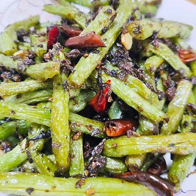 干辣椒|干煸四季豆