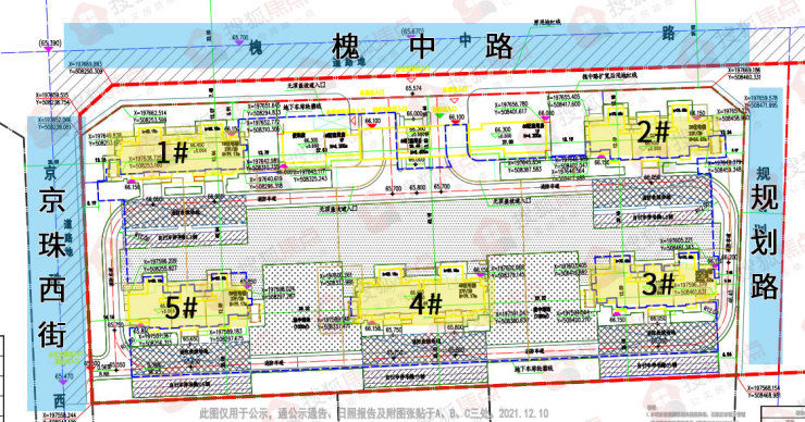 自然资源和规划局|二十里铺改造项目部分地块规划公示 占地43亩拟建5栋住宅