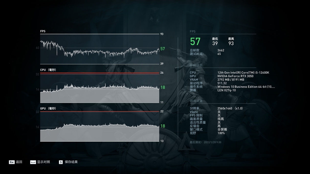 nvidiiGame GeForce RTX 3050 Ultra W OC评测：1080P小甜甜