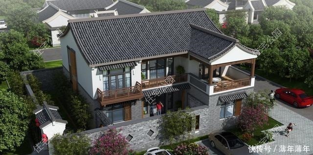 占地面积|堂屋+土灶，这才是农村自建房该有的样子，都说最后一套最美！
