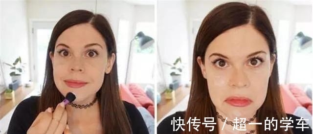 美妆博主 用巧克力豆随机化妆有多难博主涂绿粉底画蓝眉毛，全妆却超惊艳！