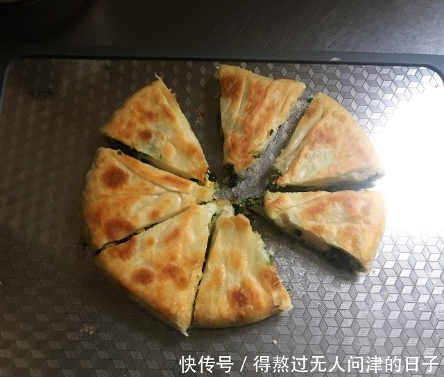 韭菜鸡蛋饼,味道鲜美,美味早餐