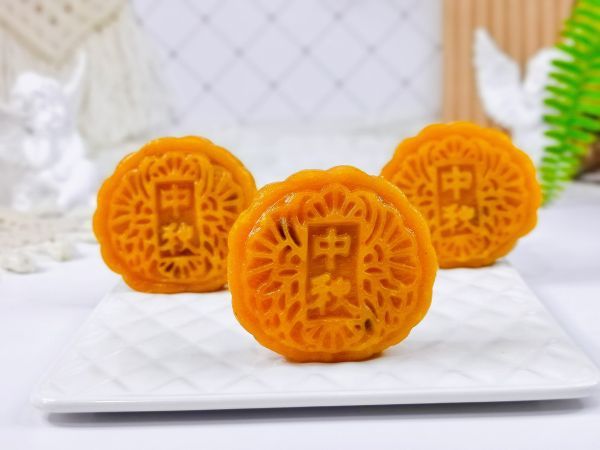 面团|只有最美味的南瓜糯米蒸月饼，才能点亮你的餐桌