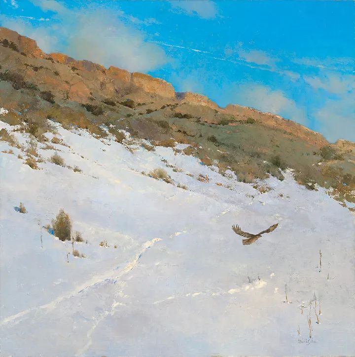 德克萨斯州#大卫·格里芬的风景油画高清图,放大看,更迷人