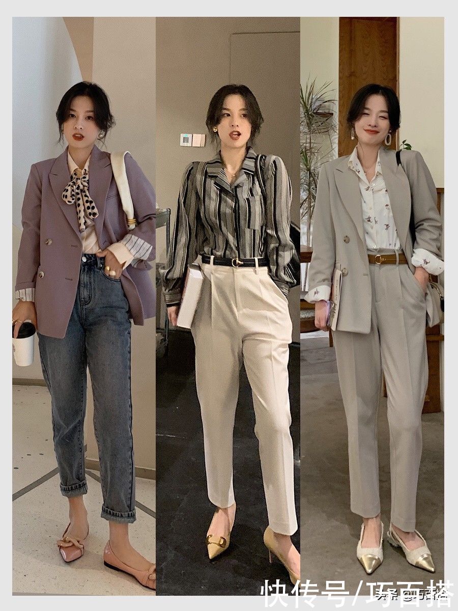 上班族的27种搭配方案，气质优雅又知性，日常职场都是时髦精