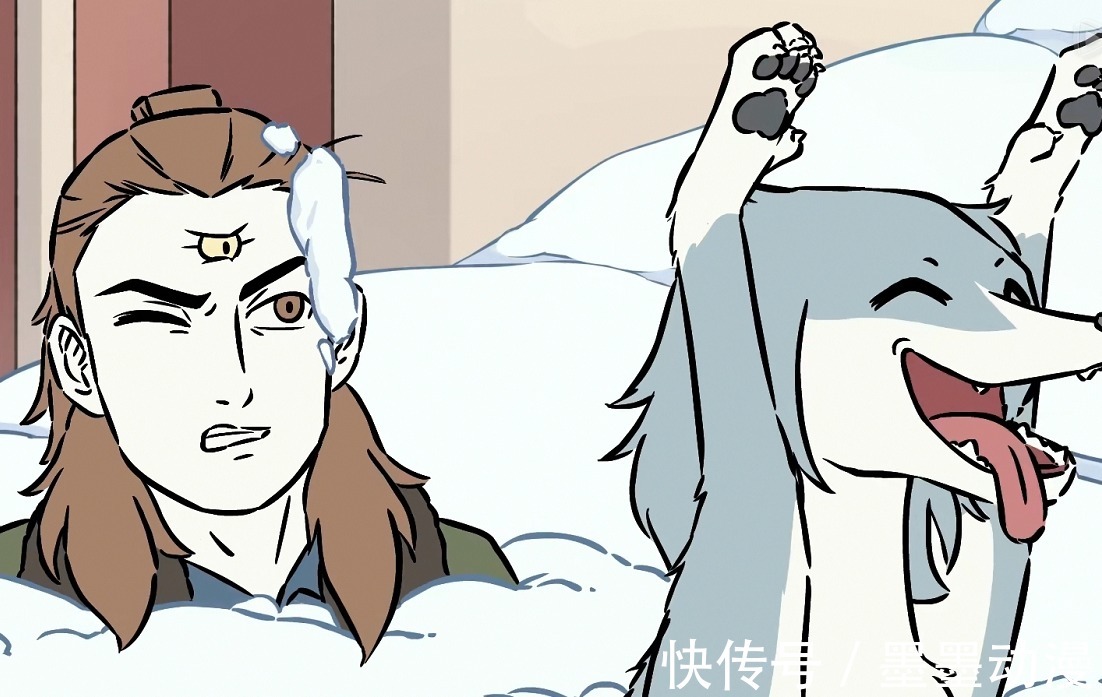 哑奴|非人哉:神仙们打雪仗各显神通,哪吒变身荷叶射手