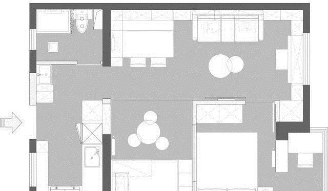 卫生间|为孩子读书买下46㎡小宅,缩小卧室变两室两厅,改造后温馨舒适