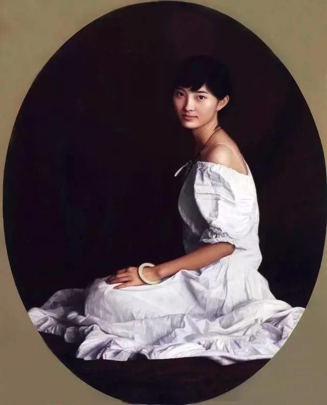  写实油画|一幅油画448万，这画中的少女到底有多美！