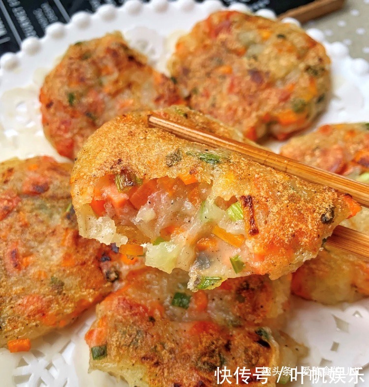 黄磊老师同款土豆泥饼！外酥里嫩！超好吃!