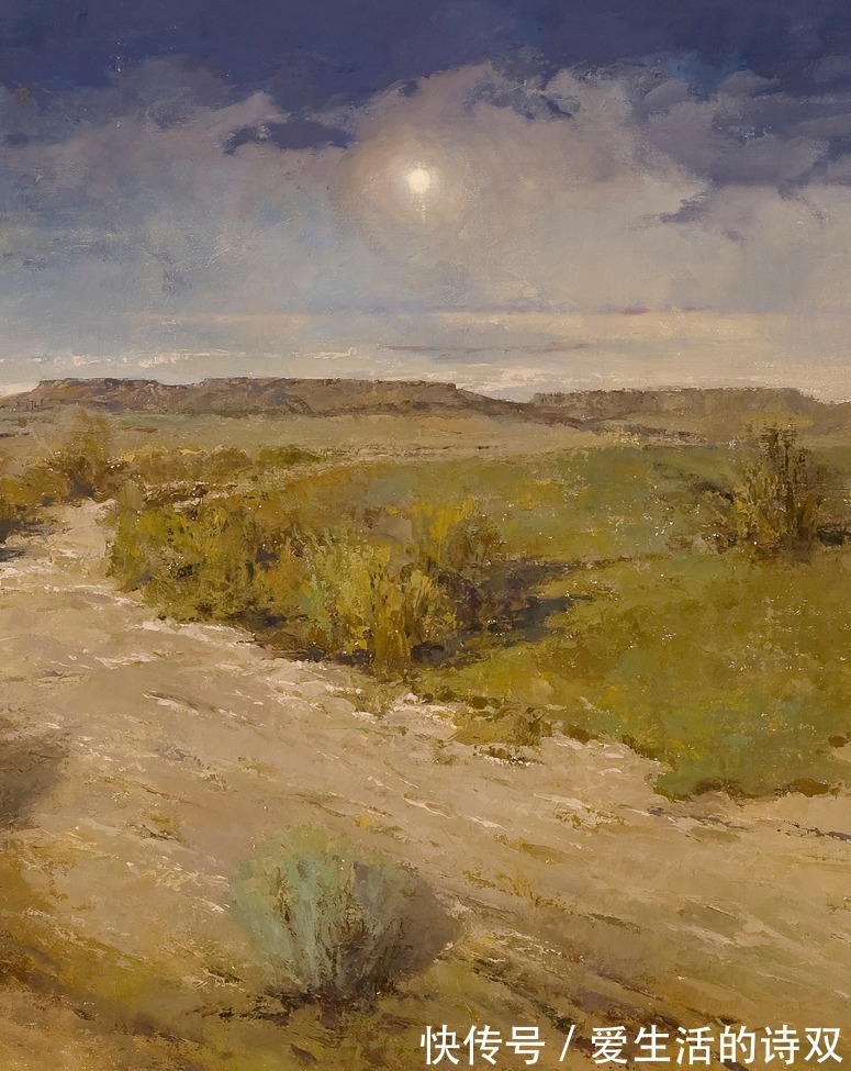 卢伯克$大卫·格里芬的风景油画高清图,放大看,更迷人