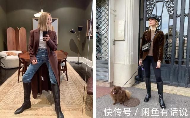 中裤|时尚就是个圈，曾经的“靴中裤”穿法又开始流行，时髦显瘦又保暖