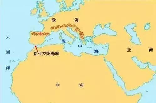 地图看世界;兵家必争之地直布罗陀海峡