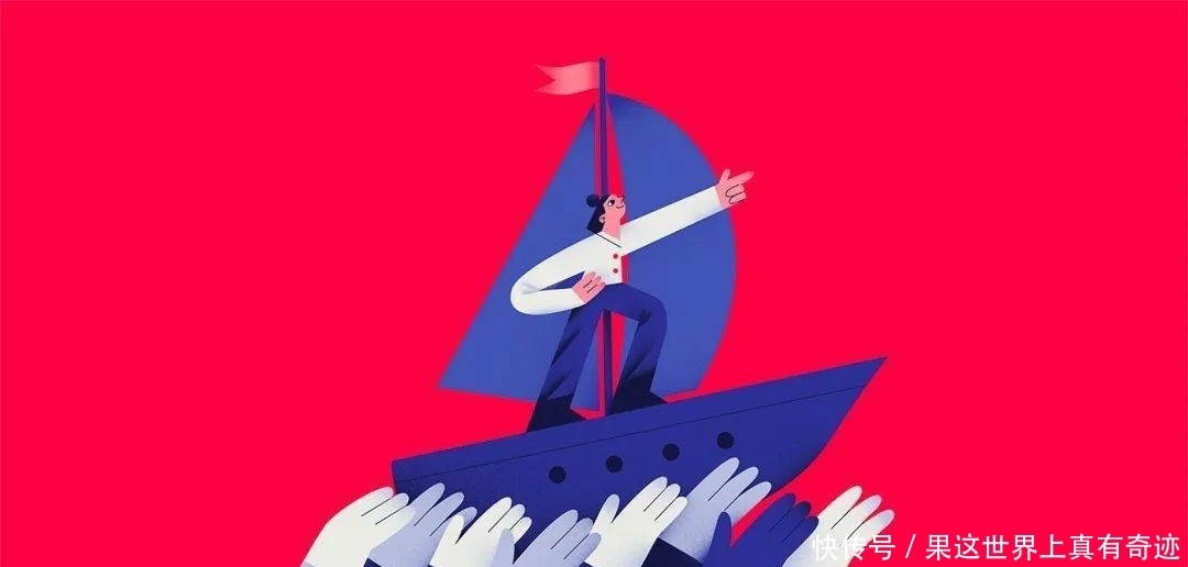 简单的几何图形,大胆的构图,独树一帜的扁平化绘画风格!!