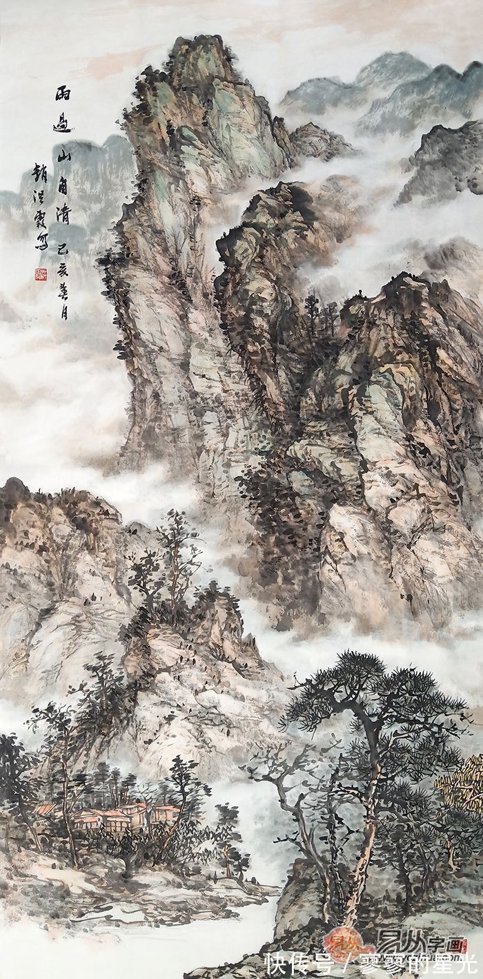 山水画$赵洪霞山水画 诗意韵无穷 风光无限好