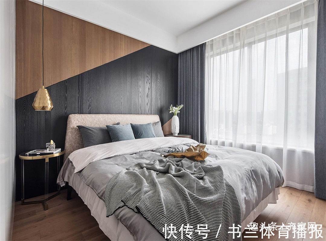 书房|89平两房现代,休闲书房,客厅,餐厅连成一体的扩容空间感!