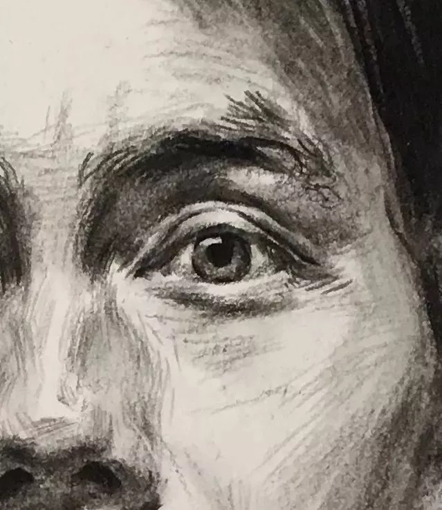 教程&素描教程|教你画一个长发沧桑男青年