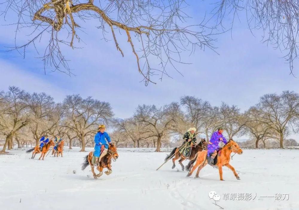 阿鲁科尔沁的冬季，美成了一首风花雪月的诗！