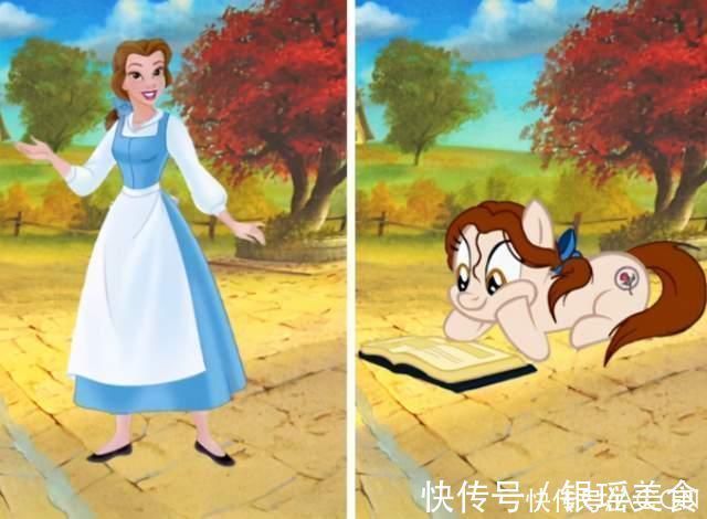 初音未来|在画师大佬笔下,迪士尼公主和彩虹小马顺利“合体”,感觉好可爱