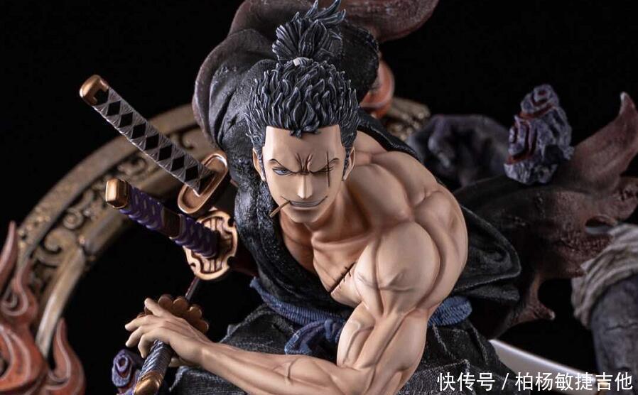 表情|海贼王索隆修罗道万元手办,能切换表情,底座更过分!