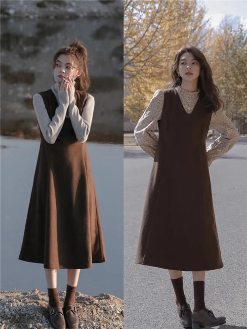 今春火了一种穿法叫“毛衣裙＋马丁靴”，洋气显瘦，优雅女人最爱