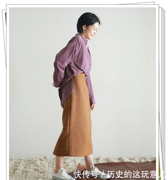 棕色 紫色上衣现在也很时髦,轻松完成秋季的优雅穿搭!