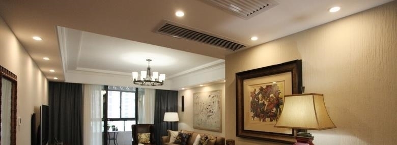 色调|160平大户型美式风装修,衣帽间在客厅中!这种设计巧妙不?