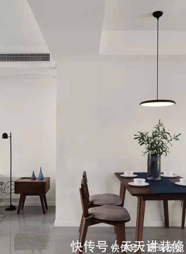 简装|100㎡小三房,发现简装也能这么吸引人,清新又耐看!