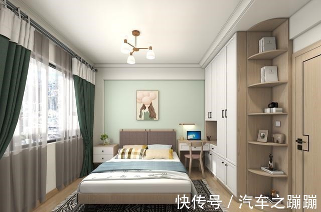 少女心|117平北欧三居室,淡雅精致的氛围,打造女生独爱的空间!