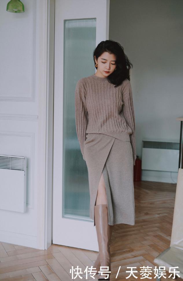 冬季别穿得太“沉闷”，学三木的气质搭配，得体优雅、照搬简单