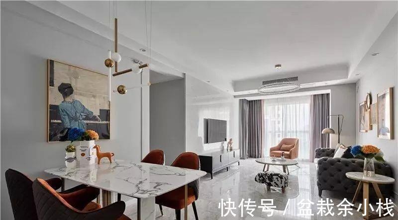 齐家栗子|94㎡轻奢风格装修，华丽优雅的空间，享受精致生活