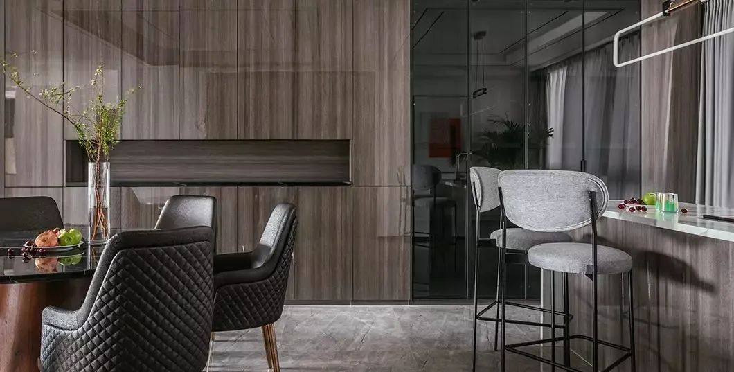 空间|262㎡现代简约大平层，简洁纯粹的空间，生活从容自然