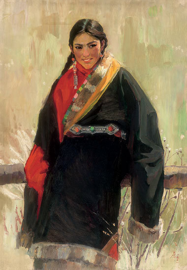 詹建俊@著名油画家詹建俊的人物风景作品欣赏