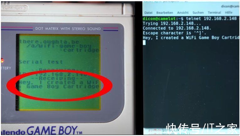 seb国外大神改造 Game Boy 掌机，使其能够连 Wi-Fi 上网