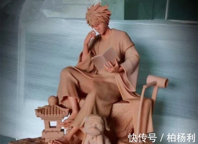 手办|火影卡卡西浴衣造型手办,帕克服饰抢镜,手办整体意境令人感叹