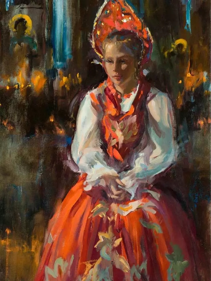 风景@美国画家的作品 沉思的少女还是牧场田园诗般的风景和人物都令人印象深刻