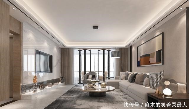 装修|160平米现代风，经典时尚的装修清新脱俗，网友好想立马搬进去！