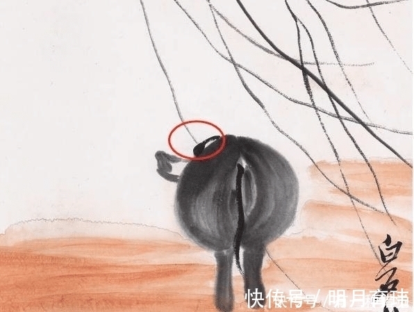 变法|齐白石画了只没牛头的水牛,为何值1千万放大后,就知道答案了