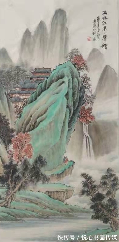 山水画&笔情墨韵的山水画,画家刘朝峰山水画作品欣赏