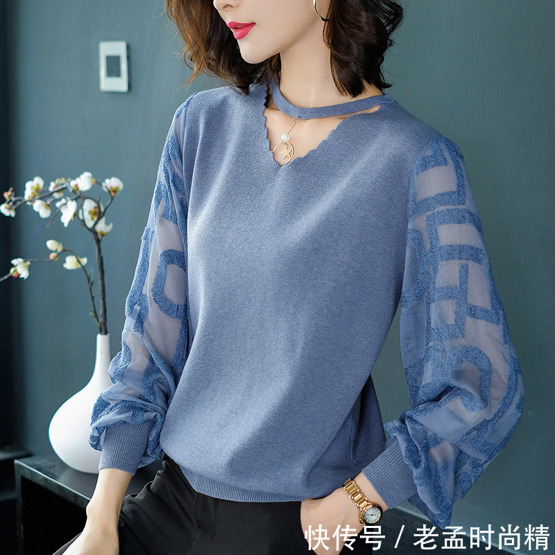 优雅|最近超火一款薄毛衣:叫“樱花粉”,春天搭小脚裤,贼美贼显年轻