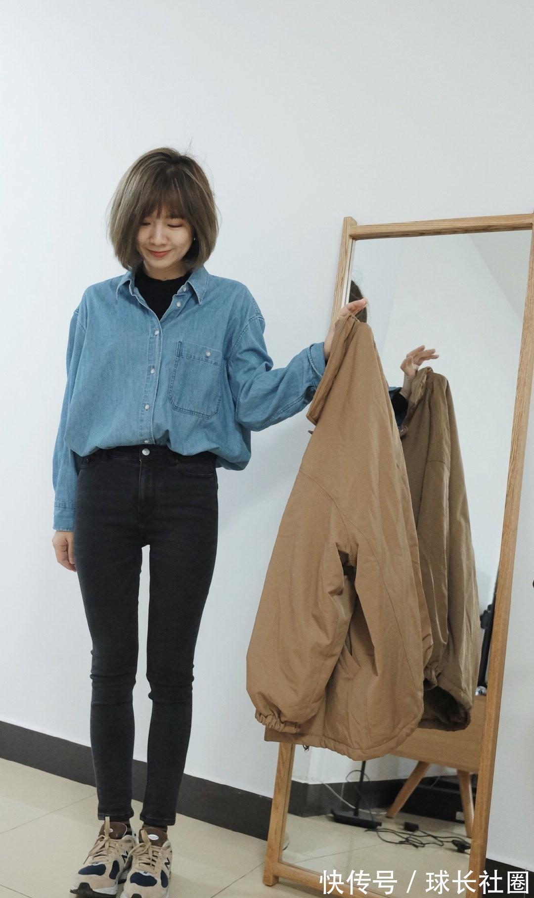 毛呢外套 冬季穿搭必备“小黑裤”,简单还时尚,轻轻松松穿出时尚感