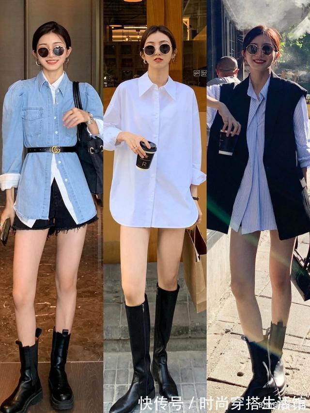 阔腿裤|春天的衬衫怎么穿才好看?牢记这些搭配思路,气质优雅又高级