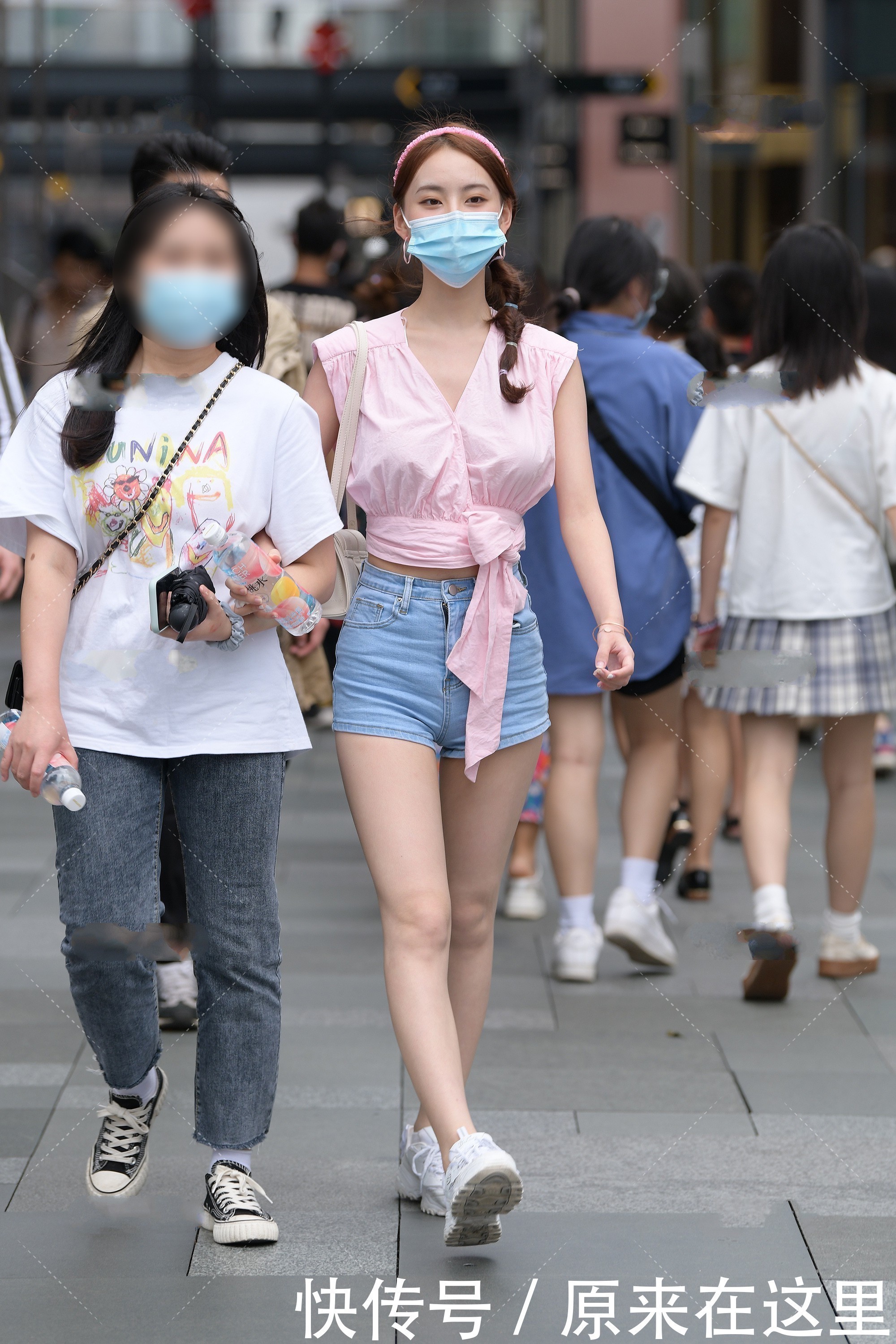 少女感穿搭风格,粉色系搭配,清新可人