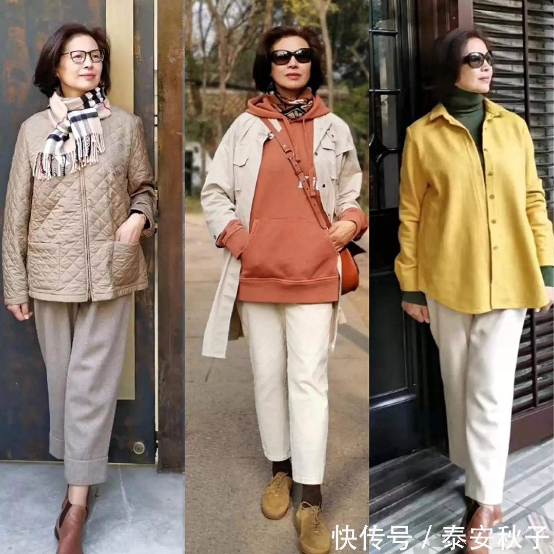 减龄|50岁“大妈”真会打扮!立冬之后这样穿:优雅减龄美极了!