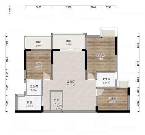 住宅|111平现代风三居室，激发了另一种形式的现代主义住宅