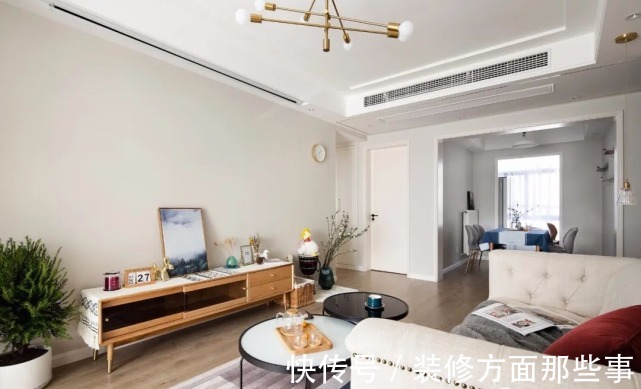 小姐姐|90㎡北欧轻奢风,粉红色的卧室设计很温馨