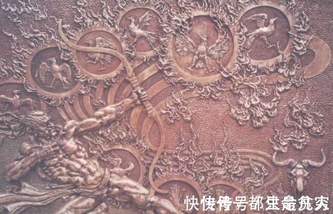 河伯#民间传说:嫦娥为何抛下后羿奔月?你看后羿射日后又干了哪些好事