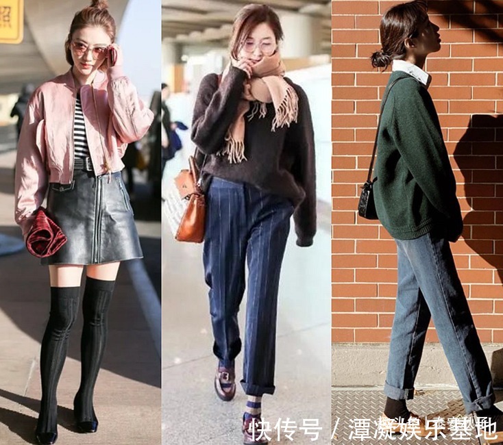 露脚踝 “露脚踝”已经过时!时尚博主的秋冬“保暖术”穿搭:很美很高级
