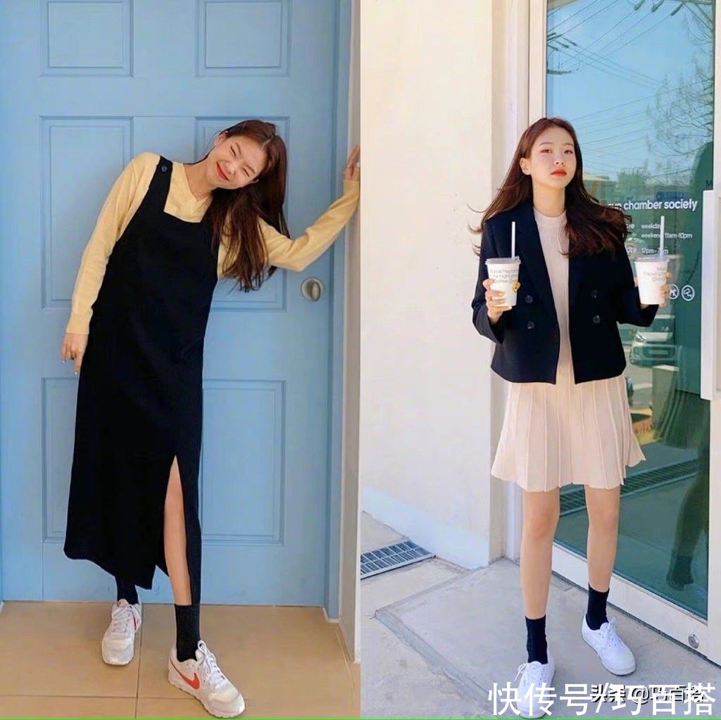 春天就应该穿代表春天的衣服，衬衫、裙装通通安排上，好看不挑人