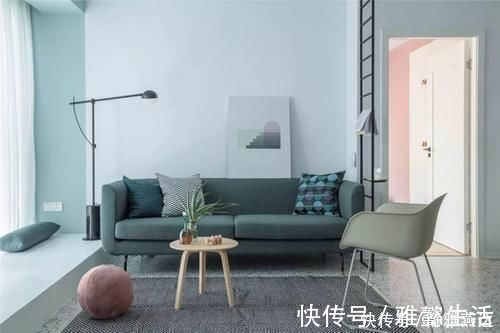 小灵儿|93平米现代三室,独特配色,一房多用省空间,都说有100多平